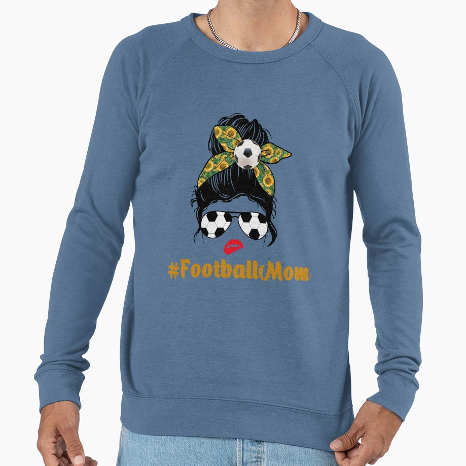 Football Mom Game Day Game Day Vibes Sweatshirt - Minimalist Print Unisex - T-Shirt, Sweatshirt, Hoodie