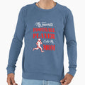 My Favorite Football Player Call Sweatshirt - Casual Everyday Wear Unisex - T-Shirt, Sweatshirt, Hoodie
