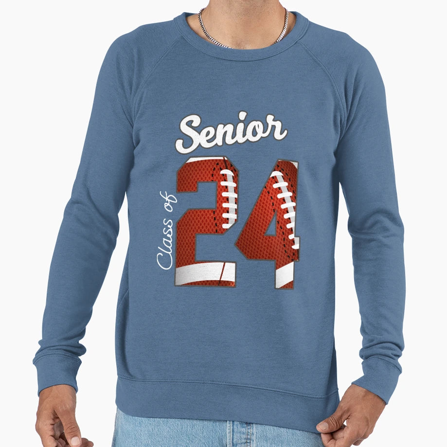 Senior Class 2024 High School Sweatshirt - Fun Novelty Design Unisex - T-Shirt, Sweatshirt, Hoodie