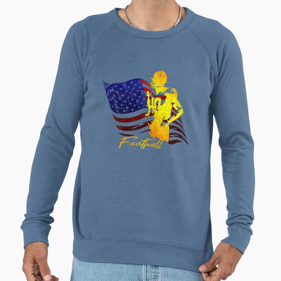 American Football National Sport Sweatshirt - Novelty Apparel Men Women - T-Shirt, Sweatshirt, Hoodie