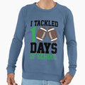 I Tackled 100 Days School Football Sweatshirt - Unique Graphic Men Women - T-Shirt, Sweatshirt, Hoodie