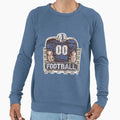 00 Football Rocks Blue Team Sweatshirt - Minimalist Print Men Women - T-Shirt, Sweatshirt, Hoodie