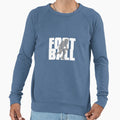 Football Lettering And Silhouette Sweatshirt - Casual Everyday Wear Unisex - T-Shirt, Sweatshirt, Hoodie