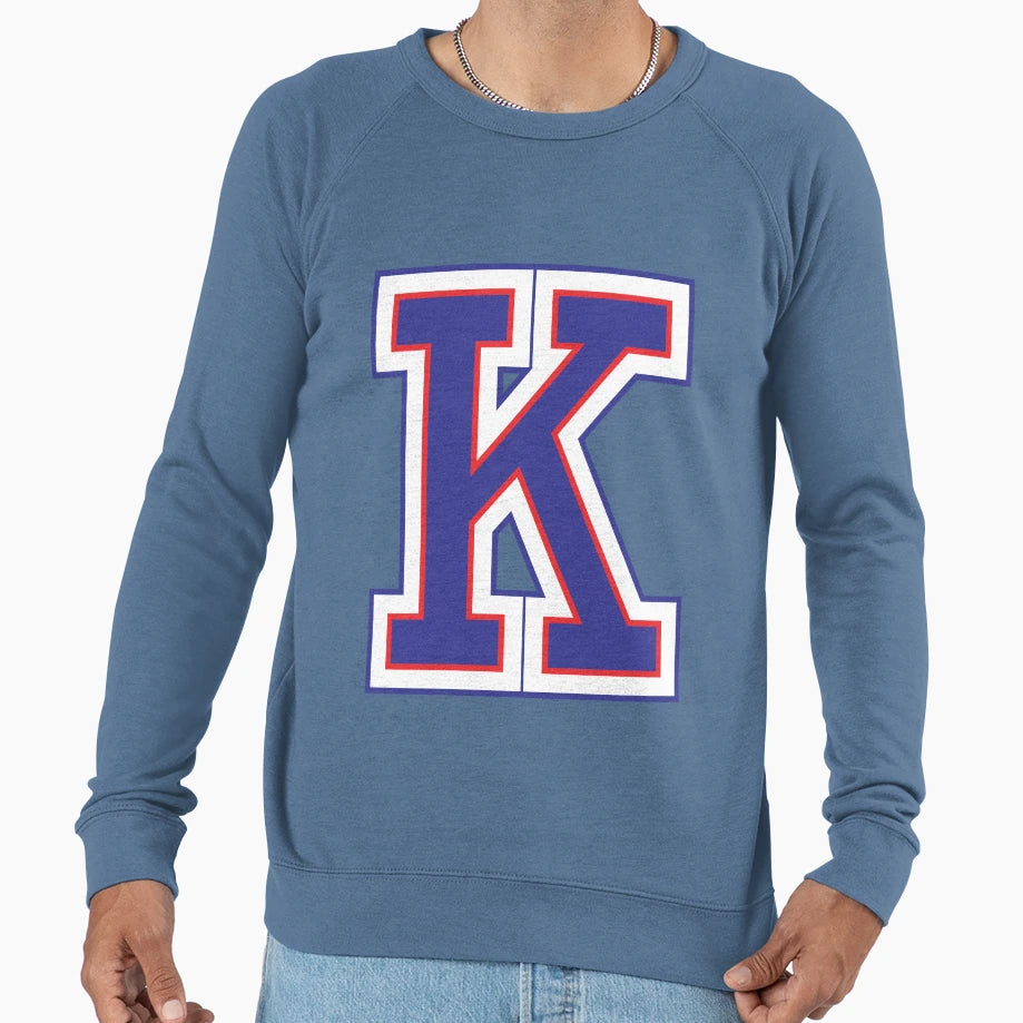 Alphabet K Sweatshirt - Novelty Apparel for Adults - T-Shirt, Sweatshirt, Hoodie