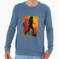 Soccer Player Silhouette Sports Art Sweatshirt - Streetwear Style Unisex - T-Shirt, Sweatshirt, Hoodie