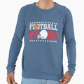 Football Mom Sports Gift Sweatshirt - Casual Everyday Wear for Adults - T-Shirt, Sweatshirt, Hoodie