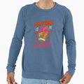 Football Is My Heart Sports Game Sweatshirt - Graphic Print for Adults - T-Shirt, Sweatshirt, Hoodie