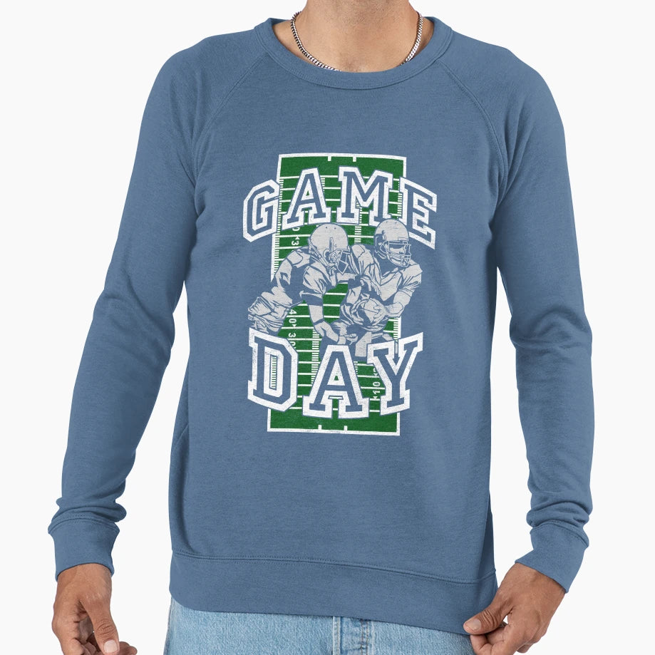 American Football Players Game Day Sweatshirt - Novelty Apparel for Adults - T-Shirt, Sweatshirt, Hoodie