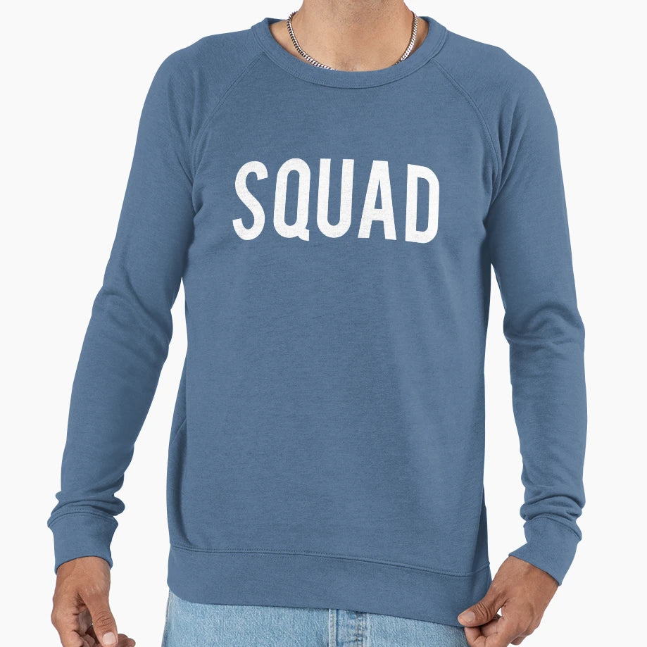 Squad Squad Squad Goals Sweatshirt - Minimalist Print Men Women - T-Shirt, Sweatshirt, Hoodie