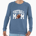Fun Football Mom White Text Sweatshirt - Aesthetic Graphic Men Women - T-Shirt, Sweatshirt, Hoodie