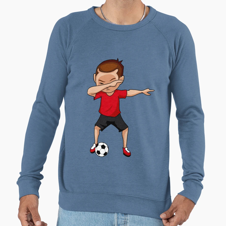 Dabbing Soccer Sweatshirt - Casual Everyday Wear Unisex - T-Shirt, Sweatshirt, Hoodie