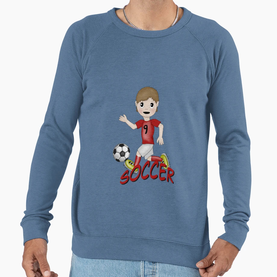 Soccer Sweatshirt - Casual Everyday Wear for Adults - T-Shirt, Sweatshirt, Hoodie