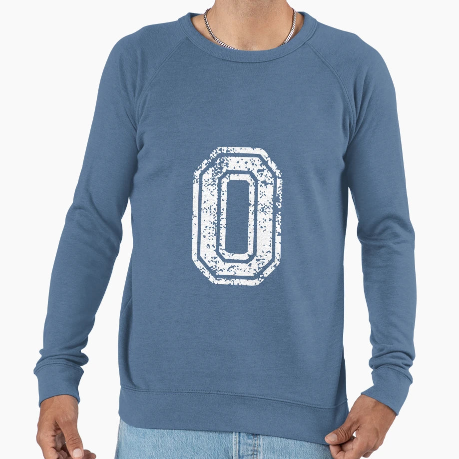 0 Number Zero Sports Team White Text T-Shirt - Minimalist Print Unisex - T-Shirt, Sweatshirt, Hoodie