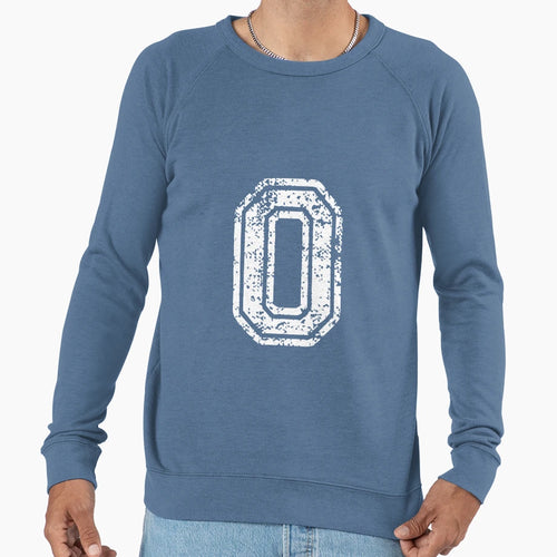 0 Number Zero Sports Team White Text T-Shirt - Minimalist Print Unisex - T-Shirt, Sweatshirt, Hoodie