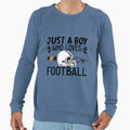Just Who Loves Football Sweatshirt - Graphic Print for Adults - T-Shirt, Sweatshirt, Hoodie