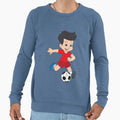 Football Soccer Footballer Sweatshirt - Unique Graphic Men Women - T-Shirt, Sweatshirt, Hoodie