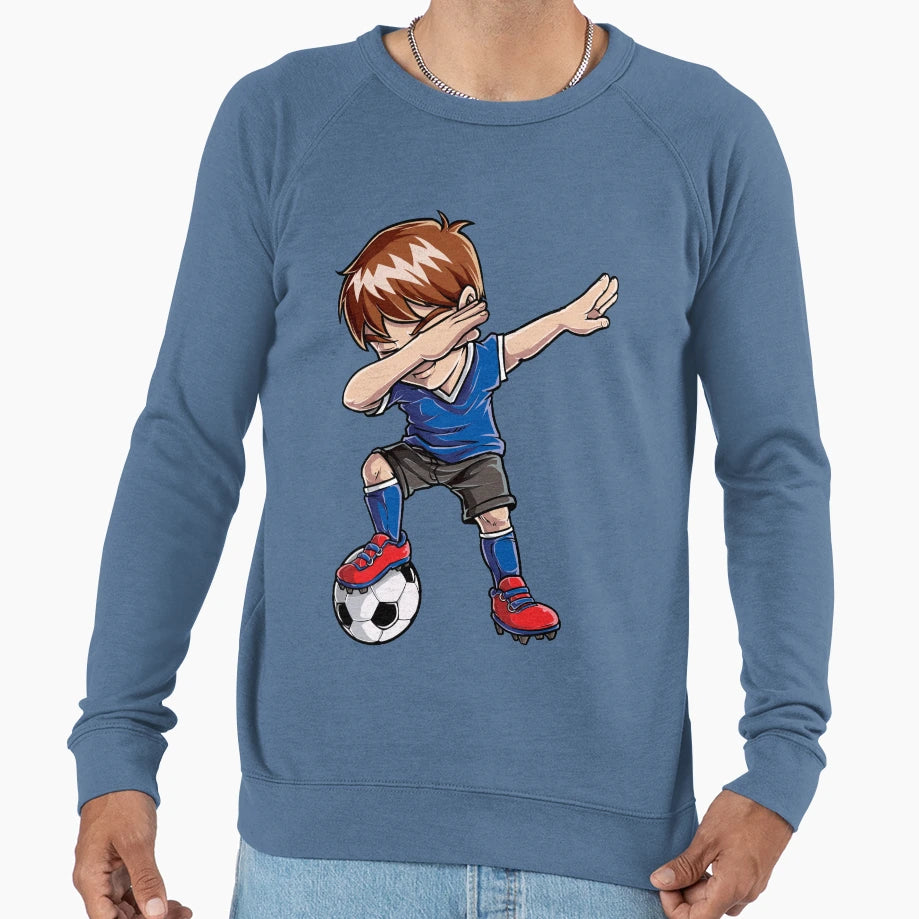 Dabbing Soccer Dab Dance Funny Football T-Shirt - Fun Novelty Design Unisex - T-Shirt, Sweatshirt, Hoodie