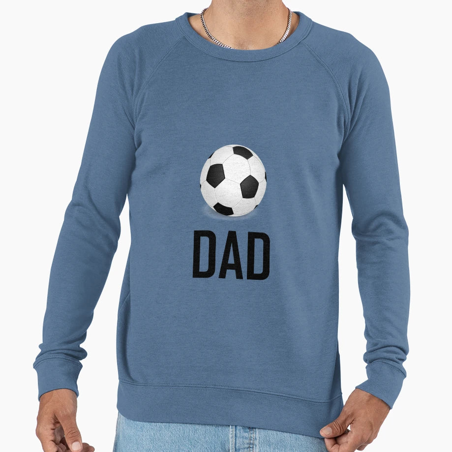 Soccer Ball Sports Dad Sweatshirt - Aesthetic Graphic for Adults - T-Shirt, Sweatshirt, Hoodie