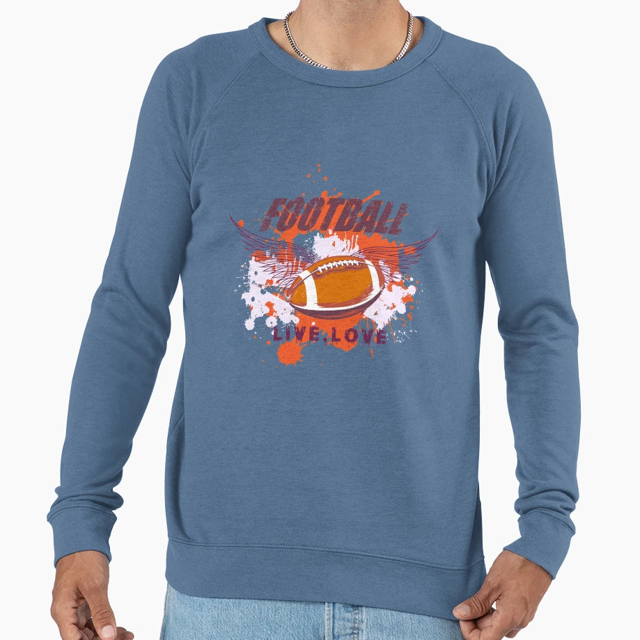 American Football Sweatshirt - Trendy Graphic Unisex - T-Shirt, Sweatshirt, Hoodie