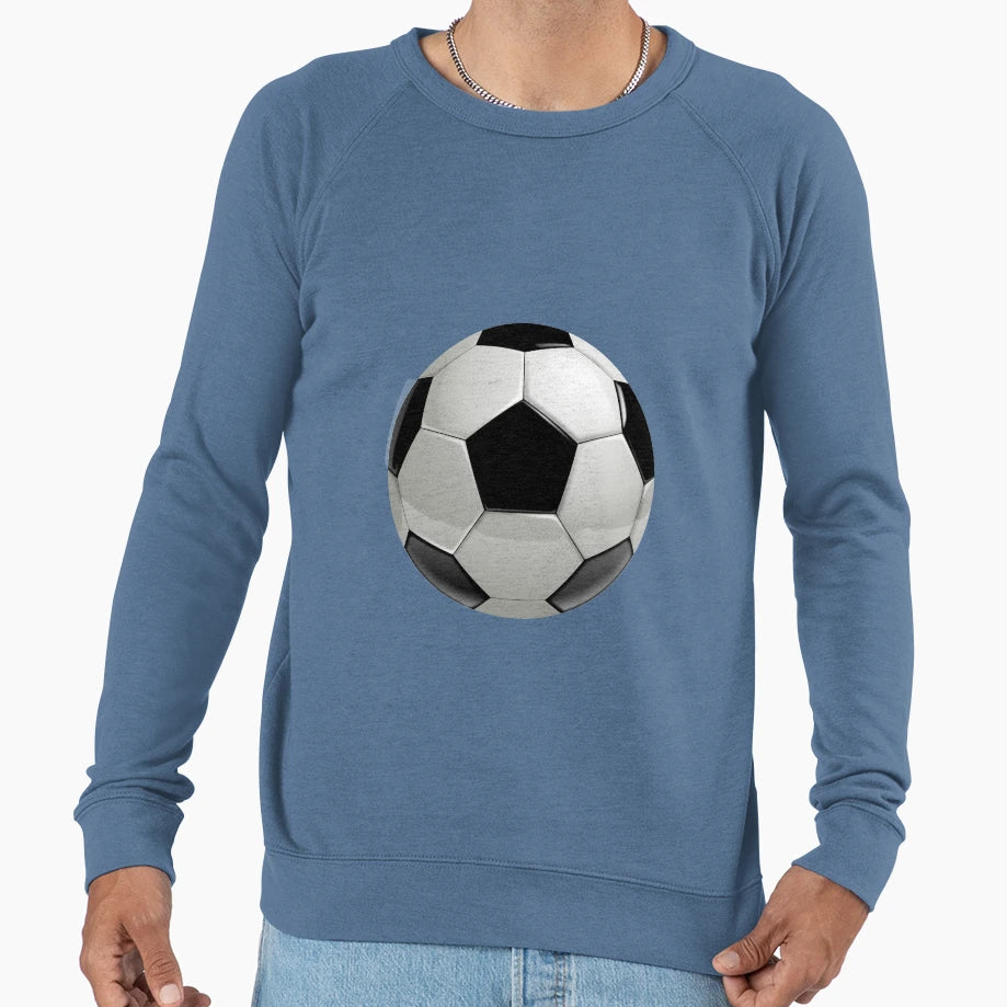 Soccerball Sweatshirt - Minimalist Print for Adults - T-Shirt, Sweatshirt, Hoodie