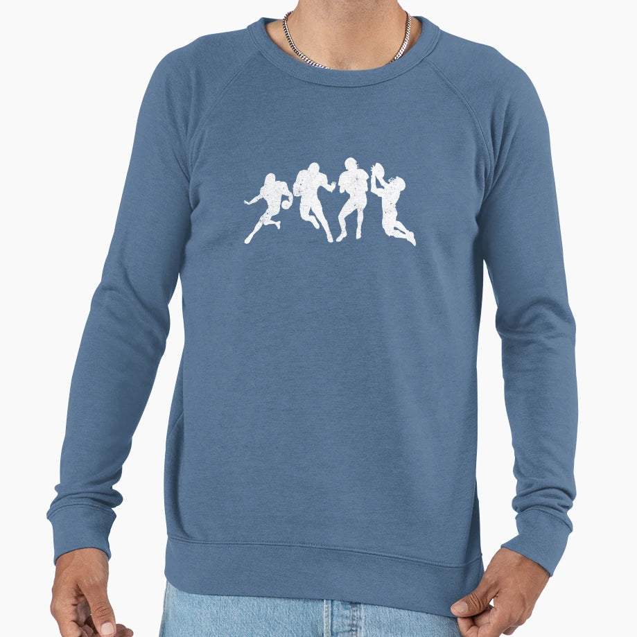 American Football Or Rugby Sweatshirt - Graphic Print for Adults - T-Shirt, Sweatshirt, Hoodie