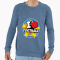 I Love Football Pop Sweatshirt - Trendy Graphic Unisex - T-Shirt, Sweatshirt, Hoodie