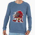 Football Helmet Running Sweatshirt - Custom Art Print for Adults - T-Shirt, Sweatshirt, Hoodie