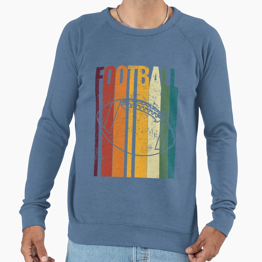 Football Novelty Sweatshirt - Minimalist Print for Adults - T-Shirt, Sweatshirt, Hoodie