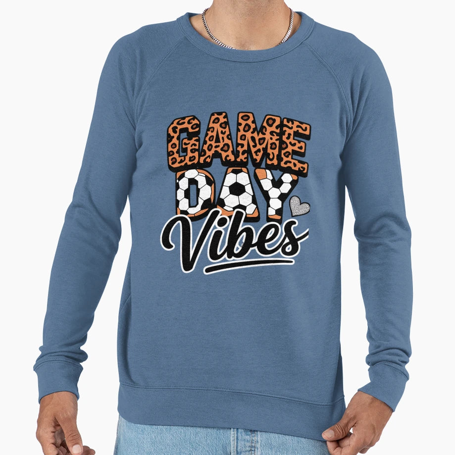 Soccer Game Day Vibes Mom Soccer Mama Sweatshirt - Novelty Apparel Unisex - T-Shirt, Sweatshirt, Hoodie