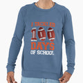 100 Days School Football I Sweatshirt - Casual Everyday Wear Men Women - T-Shirt, Sweatshirt, Hoodie