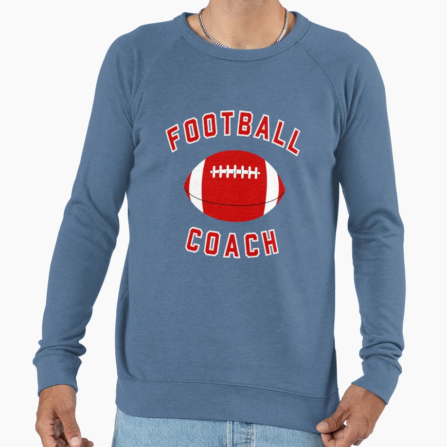 Football Coach Red Sweatshirt - Novelty Apparel for Adults - T-Shirt, Sweatshirt, Hoodie