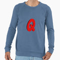 Bold Red 3D Letter Q Playful Bubble Sweatshirt - Novelty Apparel Men Women - T-Shirt, Sweatshirt, Hoodie