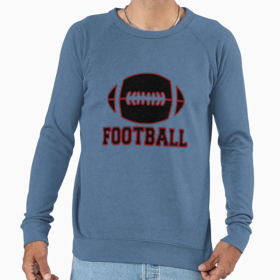 Football Sweatshirt - Casual Everyday Wear Men Women - T-Shirt, Sweatshirt, Hoodie