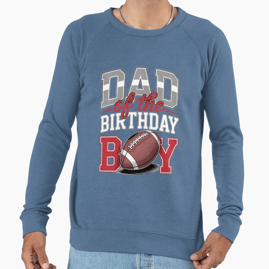 Dad Football Birthday Family Baller B T-Shirt - Aesthetic Graphic Unisex - T-Shirt, Sweatshirt, Hoodie