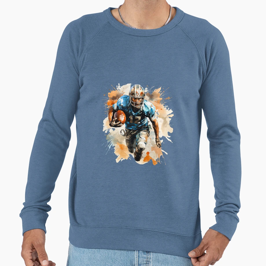 Football Player 2 Sweatshirt - Novelty Apparel Unisex - T-Shirt, Sweatshirt, Hoodie
