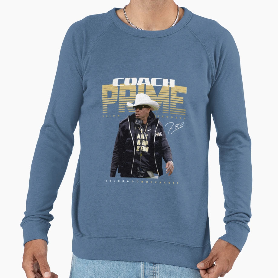 Deion Sanders Coach Prime Sweatshirt - Custom Art Print for Adults - T-Shirt, Sweatshirt, Hoodie