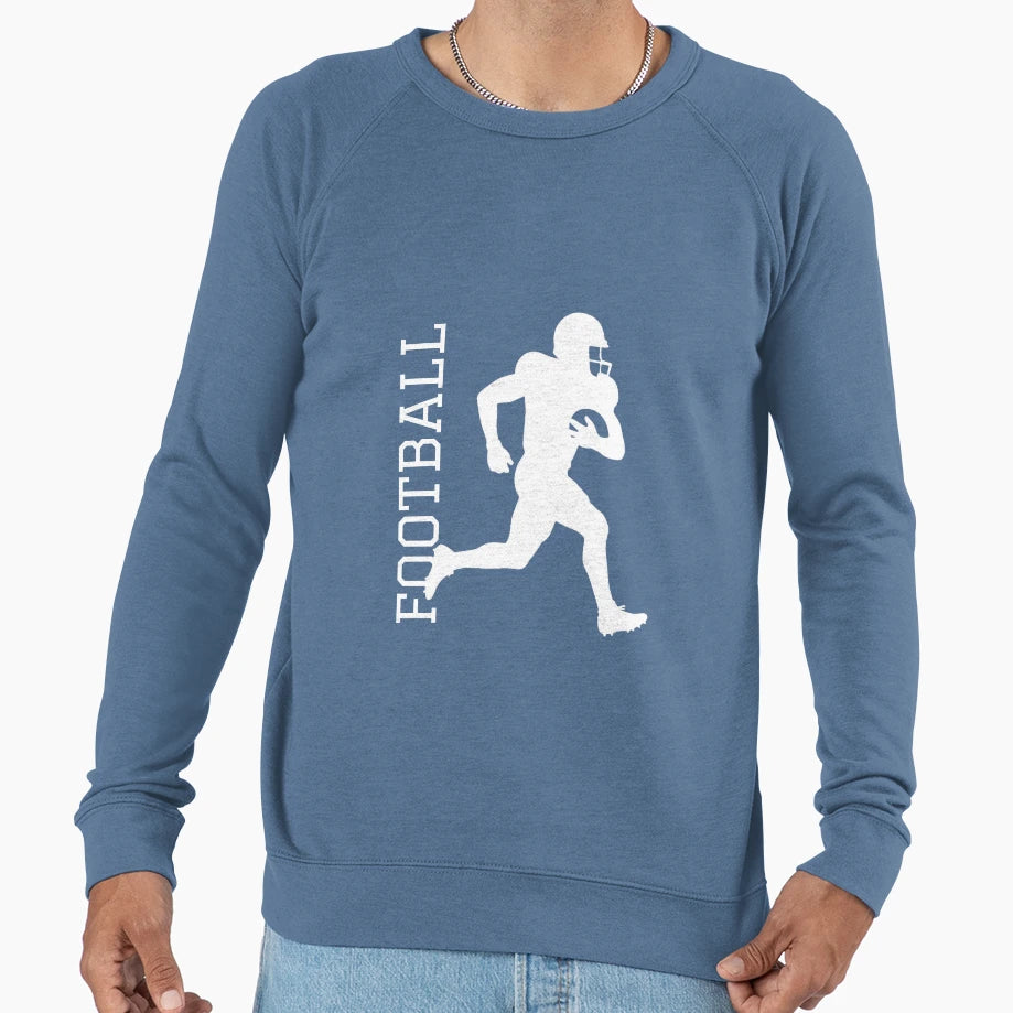 American Football Race Silhouette Sweatshirt - Unique Graphic for Adults - T-Shirt, Sweatshirt, Hoodie