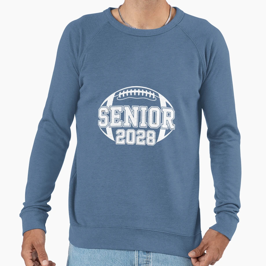Senior Football Class 2026 Sweatshirt - Unique Graphic Men Women - T-Shirt, Sweatshirt, Hoodie
