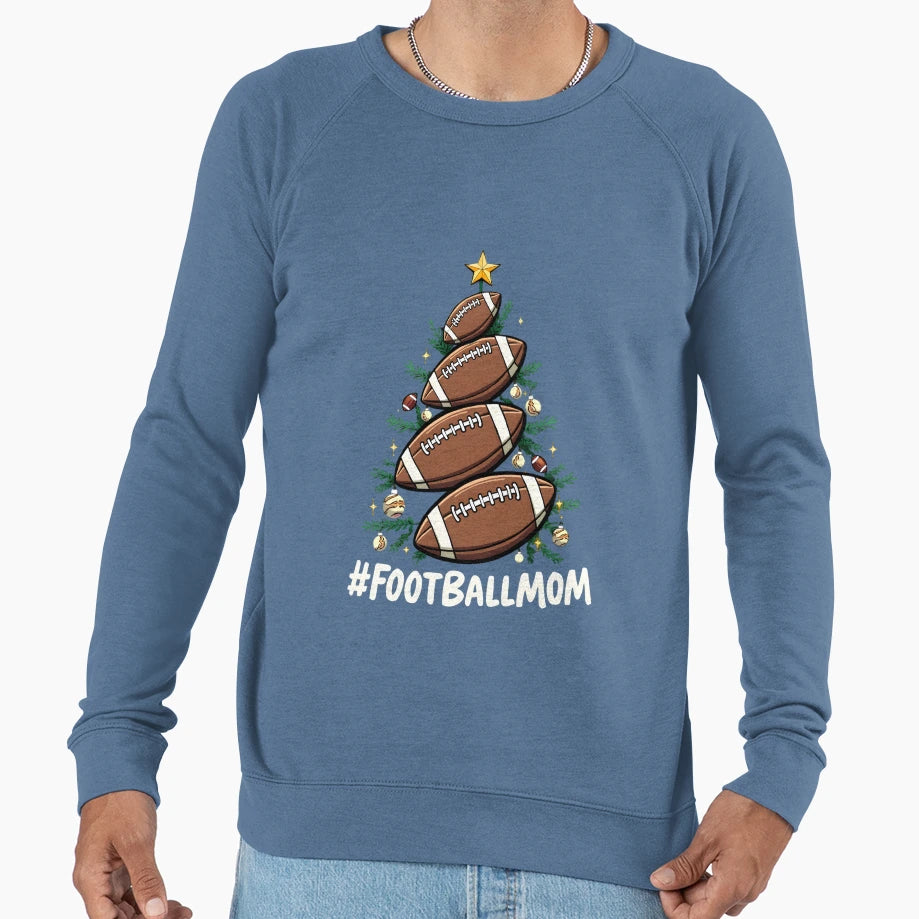 Football Mom Tree Sweatshirt - Custom Art Print for Adults - T-Shirt, Sweatshirt, Hoodie