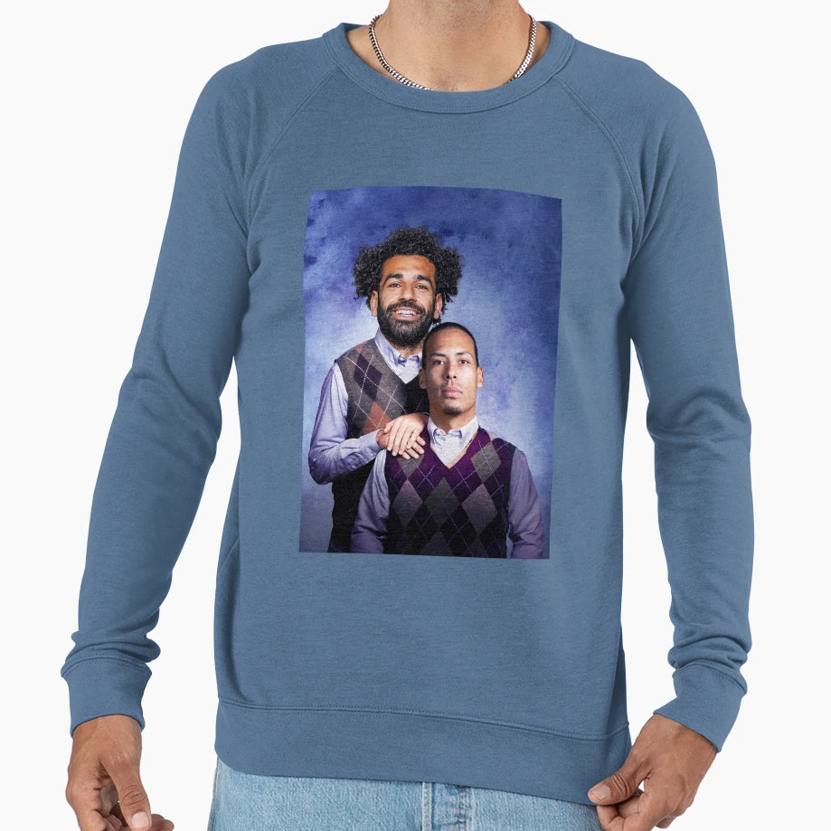 Mo Salah Van Dijk Sweatshirt - Graphic Print Men Women - T-Shirt, Sweatshirt, Hoodie