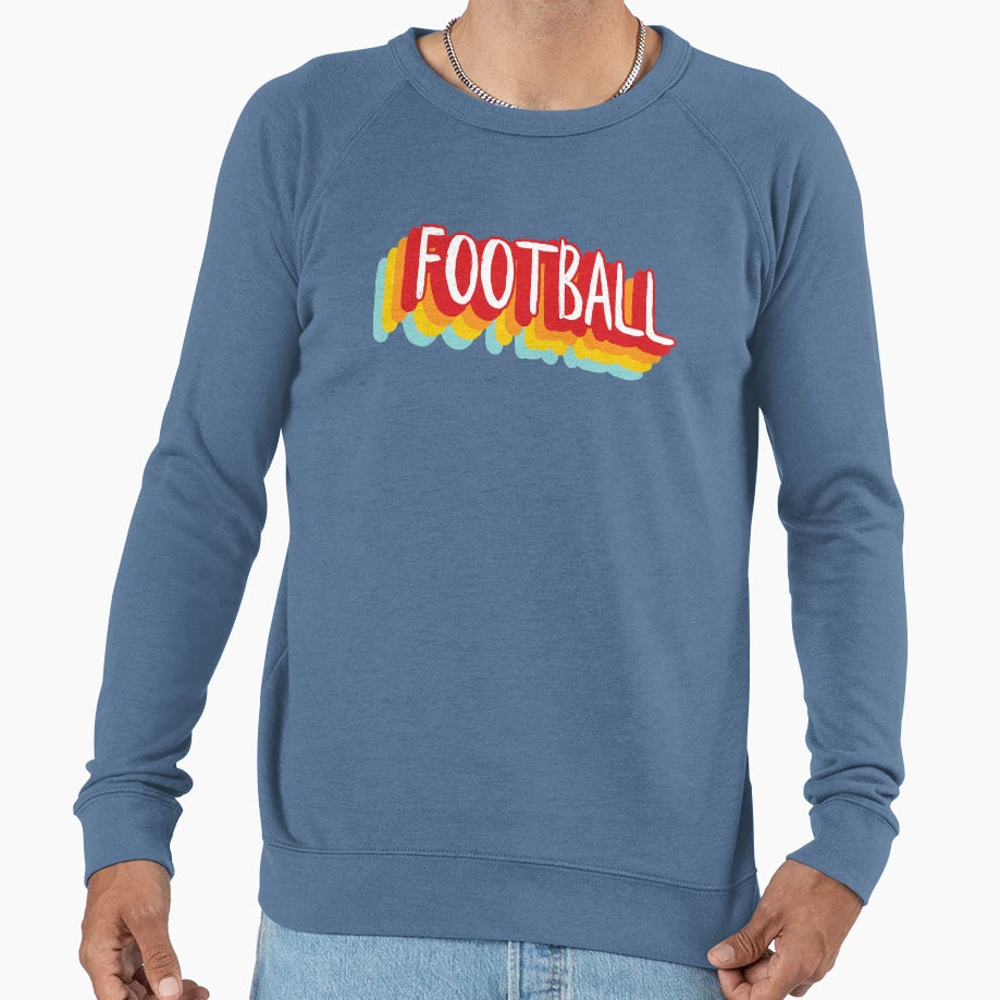 Football Sweatshirt - Casual Everyday Wear Men Women - T-Shirt, Sweatshirt, Hoodie