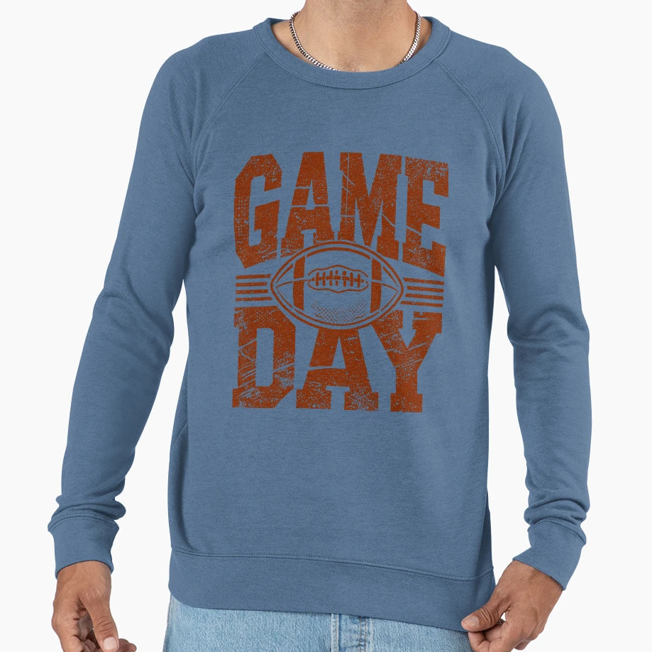 Game Day American Football Sweatshirt - Fun Novelty Design for Adults - T-Shirt, Sweatshirt, Hoodie