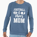 Football And Cheer Mom Sweatshirt - Trendy Graphic Men Women - T-Shirt, Sweatshirt, Hoodie