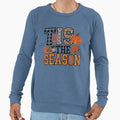 Tis Season Football Pumpkin Fall Sweatshirt - Custom Art Print Unisex - T-Shirt, Sweatshirt, Hoodie