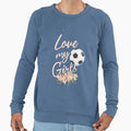 Funny Love My Soccer Gift Mom Teen Player Sweatshirt - Graphic Print Unisex - T-Shirt, Sweatshirt, Hoodie