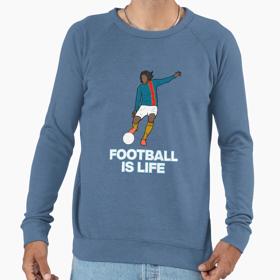 Football Is Life Sweatshirt - Custom Art Print for Adults - T-Shirt, Sweatshirt, Hoodie