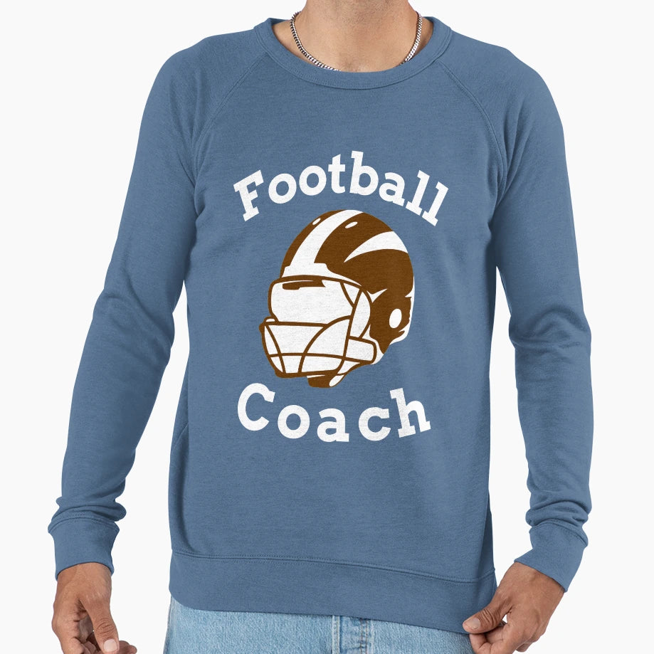 American Football Coach Helmet Sweatshirt - Aesthetic Graphic for Adults - T-Shirt, Sweatshirt, Hoodie