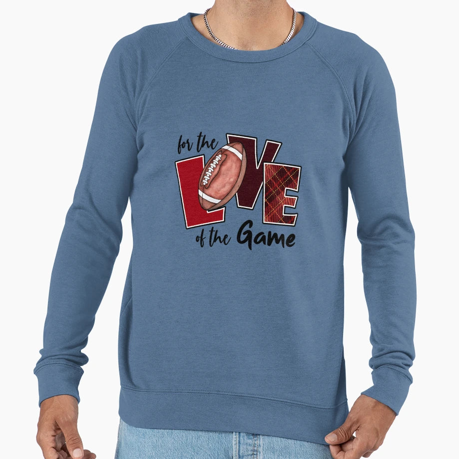 Thr Love Game Football Day Sweatshirt - Custom Art Print Men Women - T-Shirt, Sweatshirt, Hoodie