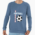 Soccer Football Sweatshirt - Aesthetic Graphic Men Women - T-Shirt, Sweatshirt, Hoodie