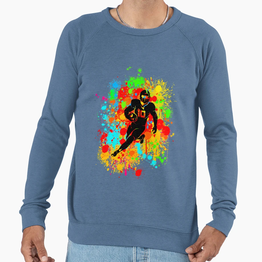 Field And Couch Front Tv American Sweatshirt - Custom Art Print Unisex - T-Shirt, Sweatshirt, Hoodie